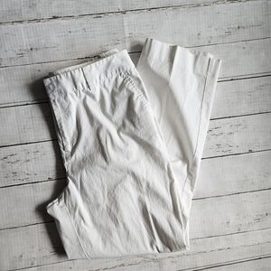 Lauren Ralph Lauren White Cotton‎ Pants Size 8P
